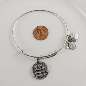 Alex and Ani Silver What's For You Will Bracelet